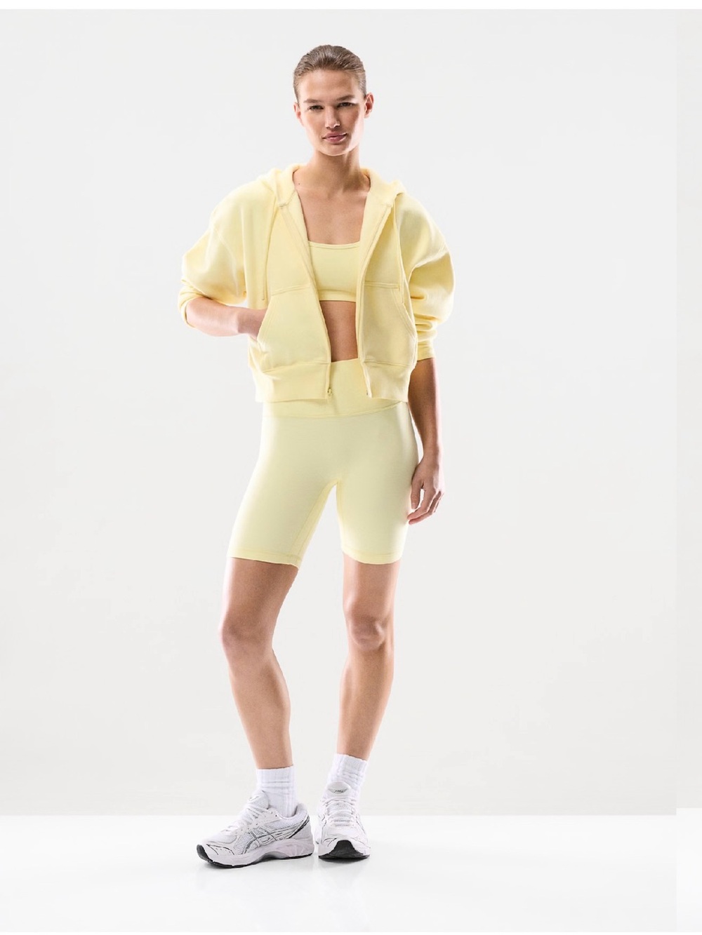 Aritzia GOLDEN Lemonade butter cheeky infinite shorts